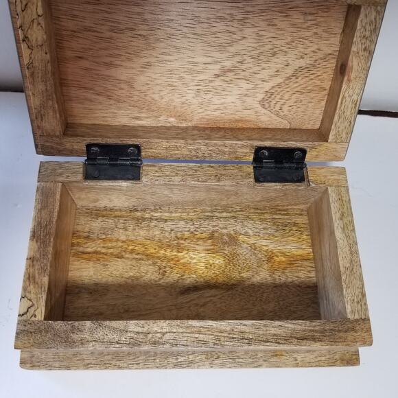 Small jewelry trinket wooden box 3.1469 - Picture 5 of 11